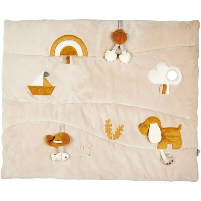 Tappeto da Gioco Nattou - Multicolore - 80x100cm - Morbido e Stimolante Tappeto da Gioco Nattou - Multicolore - 80x100cm - Morbido e Stimolante