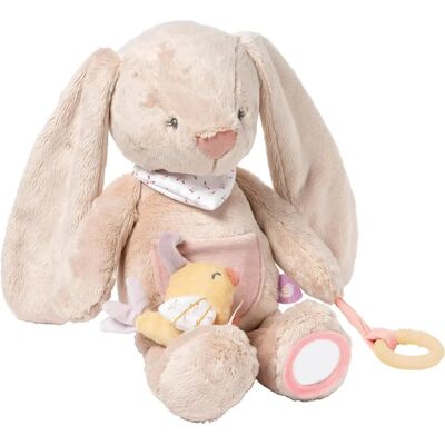 Nattou Pomme Roze Activiteit Konijn Knuffel - Baby Ontwikkeling Nattou Pomme Roze Activiteit Konijn Knuffel - Baby Ontwikkeling