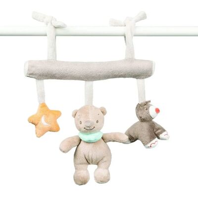 Nattou - Mia & Basile Barre Porte-Bebe - Jouet pour bébé - Publicité Nattou - Mia & Basile Barre Porte-Bebe - Jouet pour bébé - Publicité