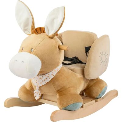Nattou Baby Rocking Animal - Suitable for children 10-36 months, Develops balance, Safe design, Soft plush and cotton, Rattle and teething silicone, Safety belt, Small handle Nattou Baby Rocking Animal - Suitable for children 10-36 months, Develops balance, Safe design, Soft plush and cotton, Rattle and teething silicone, Safety belt, Small handle