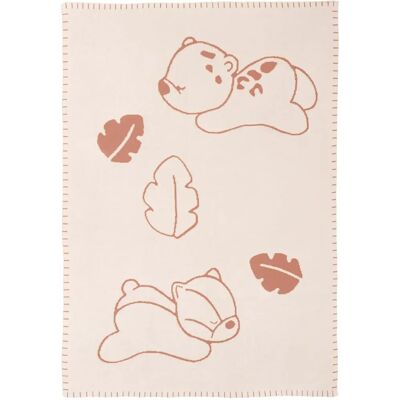 Coperta neonato Nattou Boris Jungo - Cotone 75x100cm Reversibile Coperta neonato Nattou Boris Jungo - Cotone 75x100cm Reversibile