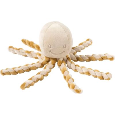 Nattou Sable/Caramel Plush Octopus - Baby Safe Toy Nattou Sable/Caramel Plush Octopus - Baby Safe Toy