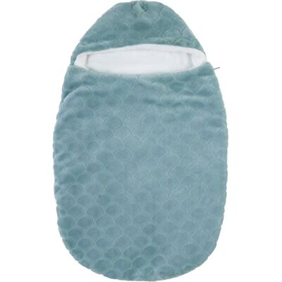Nattou Nid d'ange Cocoon Wavy Vert de Gris - Nido Nattou Nid d'ange Cocoon Wavy Vert de Gris - Nido