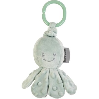 Giocattolo di Attività - Calamaro - 14x9cm - Verde Salvia - Peluche Morbida - Regalo per Bebè Giocattolo di Attività - Calamaro - 14x9cm - Verde Salvia - Peluche Morbida - Regalo per Bebè