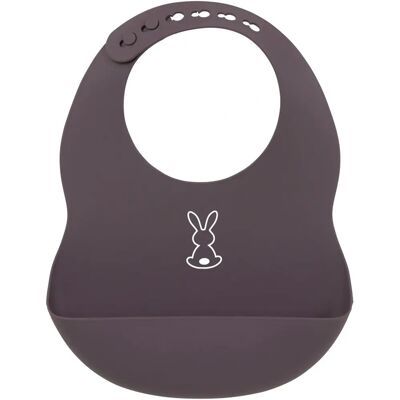 Babadores de silicone Nattou - Roxo escuro - Babadores Babadores de silicone Nattou - Roxo escuro - Babadores