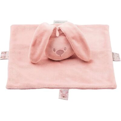 Peluche per neonato - 28x28 cm - Rosa - Nattou - Regalo per bebè Peluche per neonato - 28x28 cm - Rosa - Nattou - Regalo per bebè
