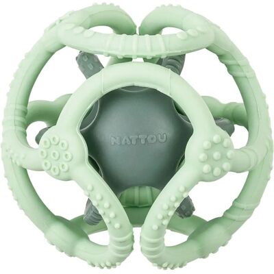 Nattou Bola de Silicona para Dientes 2 en 1 - Juguete de Dentición Nattou Bola de Silicona para Dientes 2 en 1 - Juguete de Dentición