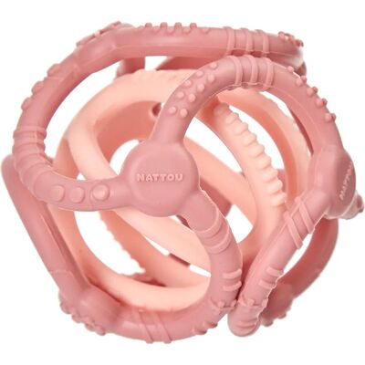 Pelota de Silicona NATTOU Marca 2 en 1 Juguete de Dentición - Juguete para Dientes Pelota de Silicona NATTOU Marca 2 en 1 Juguete de Dentición - Juguete para Dientes