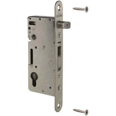 Serratura in Acciaio Inox Locinox H-wood - Reversibile, Regolabile - Lucchetto per Porta Serratura in Acciaio Inox Locinox H-wood - Reversibile, Regolabile - Lucchetto per Porta
