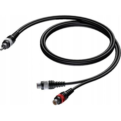 Procab Cab727 - RCA/Phono Signalkabel - 0,25m Procab Cab727 - RCA/Phono Signalkabel - 0,25m