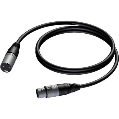 Procab CAB901 ausgewogener Mikrofonkabel - 3m XLR Schwarz Procab CAB901 ausgewogener Mikrofonkabel - 3m XLR Schwarz