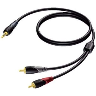 Procab Compact Stereo Mini-Jack met RCA - 20m Procab Compact Stereo Mini-Jack met RCA - 20m
