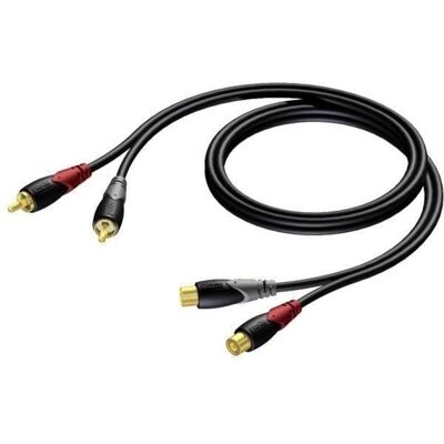 ProCab CLA850/3 Stereo Verlängerungskabel - Audio/Video, 3m ProCab CLA850/3 Stereo Verlängerungskabel - Audio/Video, 3m