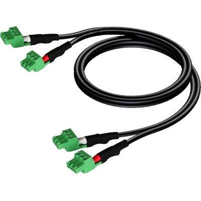 AUDAC CLA830 Signaalkabel - 3m, Zwart, 2x Phoenix & Euroblock AUDAC CLA830 Signaalkabel - 3m, Zwart, 2x Phoenix & Euroblock