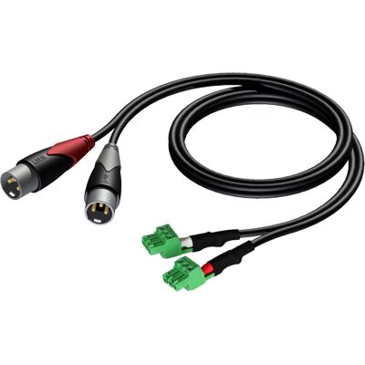 ProCab CLA834 1,5m Audio Kabel - Gebalanceerd Stereo ProCab CLA834 1,5m Audio Kabel - Gebalanceerd Stereo
