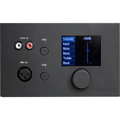 Audac MWX65 Wandpanel - Multi-Zonen-Audio Steuerung Audac MWX65 Wandpanel - Multi-Zonen-Audio Steuerung