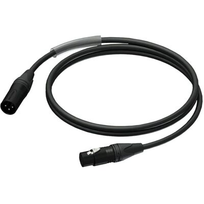 Procab PRA901/0.5 XLR Mikrofonkabel - 3-polig, UltraFlex, Schwarz Procab PRA901/0.5 XLR Mikrofonkabel - 3-polig, UltraFlex, Schwarz