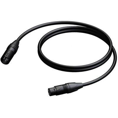 Kabel XLR PowerColor - 3m Czarny - Audio & DMX Kabel XLR PowerColor - 3m Czarny - Audio & DMX