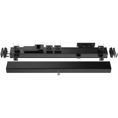Audac IMEO2-B Soundbar - Kabellos - 2,1 Kanäle - 60 Watt - Schwarz Audac IMEO2-B Soundbar - Kabellos - 2,1 Kanäle - 60 Watt - Schwarz