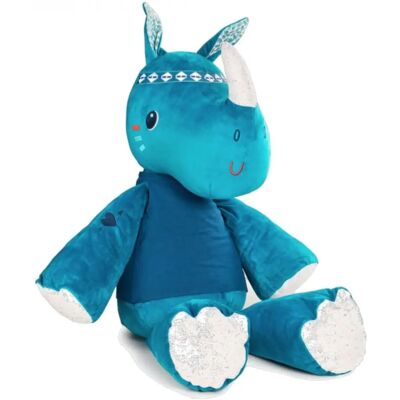 Doudou géant Marius le rhinocéros - Lilliputiens - Publicité Doudou géant Marius le rhinocéros - Lilliputiens - Publicité