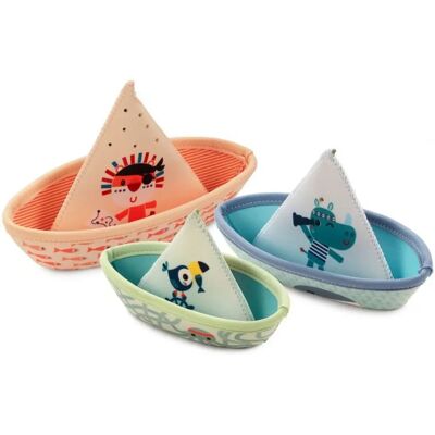 Lilliputiens Modell Jungle Badewannenschiffe Set - Badspielzeug Lilliputiens Modell Jungle Badewannenschiffe Set - Badspielzeug