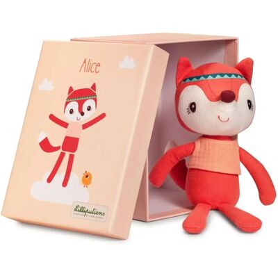 Muñeco de peluche de algodón orgánico Alice de Lilliputiens - 18cm Muñeco de peluche de algodón orgánico Alice de Lilliputiens - 18cm