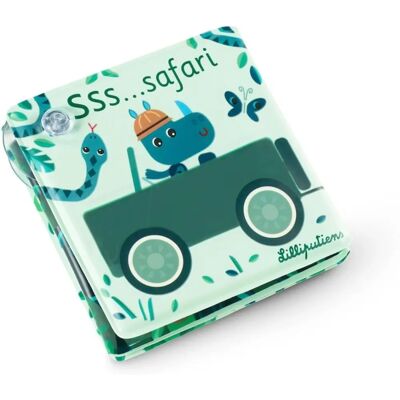 Lilliputiens Safari Bath Book for Kids - Sensory & Travel Toy Lilliputiens Safari Bath Book for Kids - Sensory & Travel Toy