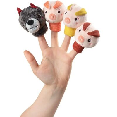 Lilliputiens ujjátékok - 4 figura történetekhez - Fejleszti a finom motorikát Lilliputiens ujjátékok - 4 figura történetekhez - Fejleszti a finom motorikát