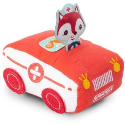 Lilliputiens Lisiczka Alice Pluche Pull-Back Auto - Speelgoedauto Lilliputiens Lisiczka Alice Pluche Pull-Back Auto - Speelgoedauto