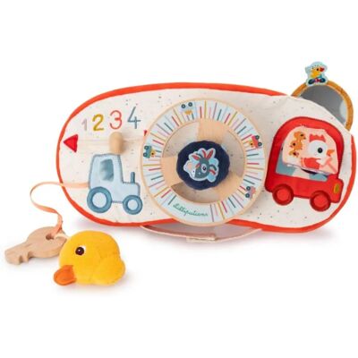 Lilliputiens Activity Panel Toy - Farm Animal Car - 10M+ Lilliputiens Activity Panel Toy - Farm Animal Car - 10M+