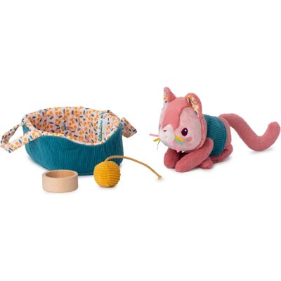 Lilliputiens Jeanne Gatto con Cestino - Peluche Lilliputiens Jeanne Gatto con Cestino - Peluche