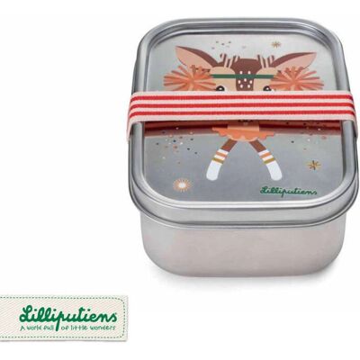 Lilliputiens Stella Faon Boîte à Lunch en Acier Inoxydable - Type de Produit - Publicité Lilliputiens Stella Faon Boîte à Lunch en Acier Inoxydable - Type de Produit - Publicité