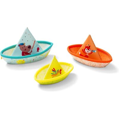 Giocattoli da bagno Lilliputiens - 3 piccole barche Giocattoli da bagno Lilliputiens - 3 piccole barche