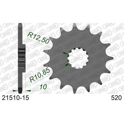 AFAM Stalen Voorriem - 21510 - 520 AFAM Stalen Voorriem - 21510 - 520