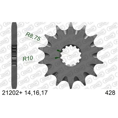 AFAM Stalen Zelfreinigende Voor tandwiel - 21202 - 520 - Unisex AFAM Stalen Zelfreinigende Voor tandwiel - 21202 - 520 - Unisex