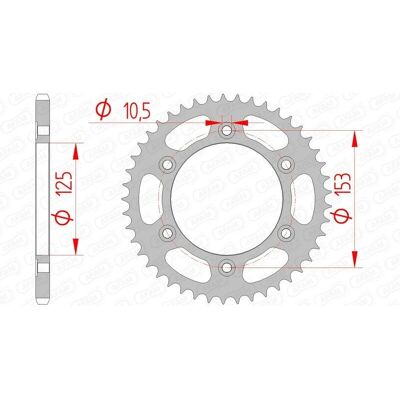 AFAM Stalen Sprocket 10320 - 520 Ketting - Duurzaam & Lichtgewicht - Motorfietsdeel AFAM Stalen Sprocket 10320 - 520 Ketting - Duurzaam & Lichtgewicht - Motorfietsdeel