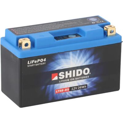 Batterie Lithium-Ion Shido - Compacte, Puissante, 12V Batterie Moto - Publicité Batterie Lithium-Ion Shido - Compacte, Puissante, 12V Batterie Moto - Publicité