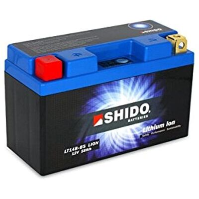 Batería de Ion de Litio Shido - Moto, Scooter - Azul Batería de Ion de Litio Shido - Moto, Scooter - Azul