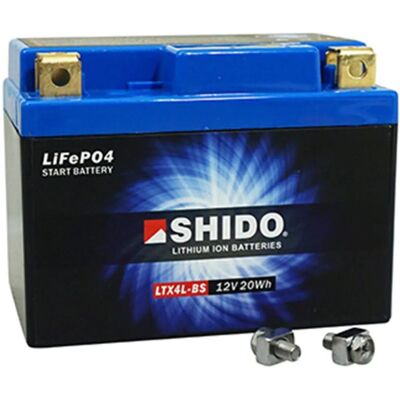 Batterie lithium Shido LTX4L-BS - 12V, 1,6Ah - Publicité Batterie lithium Shido LTX4L-BS - 12V, 1,6Ah - Publicité