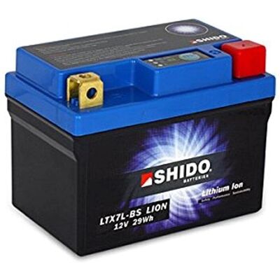 Batterie Lithium-Ion Shido - Moto 12V 2.4Ah - Publicité Batterie Lithium-Ion Shido - Moto 12V 2.4Ah - Publicité
