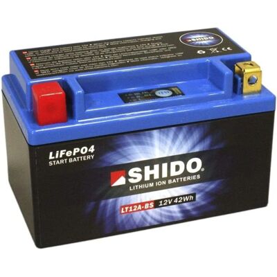 Batterie Lithium-Ion Moto Shido - Bleu - 12V, 3.5Ah - Publicité Batterie Lithium-Ion Moto Shido - Bleu - 12V, 3.5Ah - Publicité