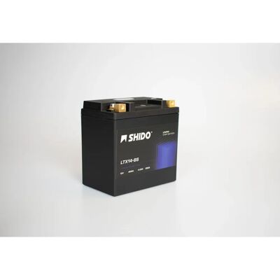 Batterie Lithium-Ion Shido LTX14-BS 12V Moto/Scooter - Publicité Batterie Lithium-Ion Shido LTX14-BS 12V Moto/Scooter - Publicité