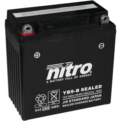 NITRO NB9-B-SLA Wartungsfreie Motorrad-Batterie NITRO NB9-B-SLA Wartungsfreie Motorrad-Batterie