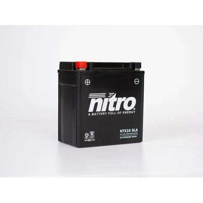Batería Nitro YTX16-BS 12V ATV/MC/Scooter - Sellada, Gel Batería Nitro YTX16-BS 12V ATV/MC/Scooter - Sellada, Gel