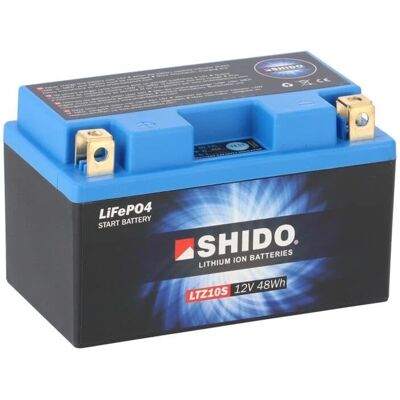 Batería de Iones de Litio Shido - Arranque Rápido, Ligera Batería de Iones de Litio Shido - Arranque Rápido, Ligera