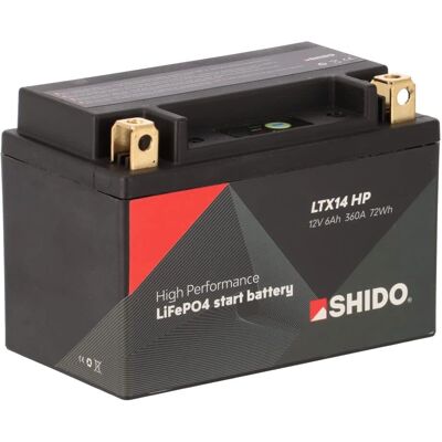 Batterie Lithium Shido - Batterie - Publicité Batterie Lithium Shido - Batterie - Publicité