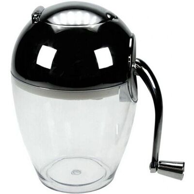 Broyeur à glace Cosy & Trendy - Chrome - Compact 10x10x24 cm - Fonctionnement manuel - Plastique durable - Publicité Broyeur à glace Cosy & Trendy - Chrome - Compact 10x10x24 cm - Fonctionnement manuel - Plastique durable - Publicité