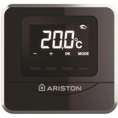 Termostato Ariston Cube Nero - Controllo Wi-Fi Intelligente Termostato Ariston Cube Nero - Controllo Wi-Fi Intelligente