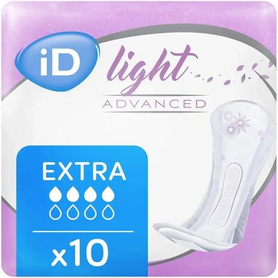 Compresas de Incontinencia ID Light de Ontex - 10 Unidades Compresas de Incontinencia ID Light de Ontex - 10 Unidades