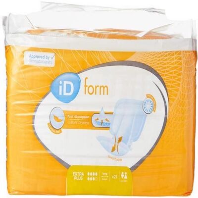 Ontex iD Expert Form Extra Plus - Protections urinaires - 21 pièces - Publicité Ontex iD Expert Form Extra Plus - Protections urinaires - 21 pièces - Publicité